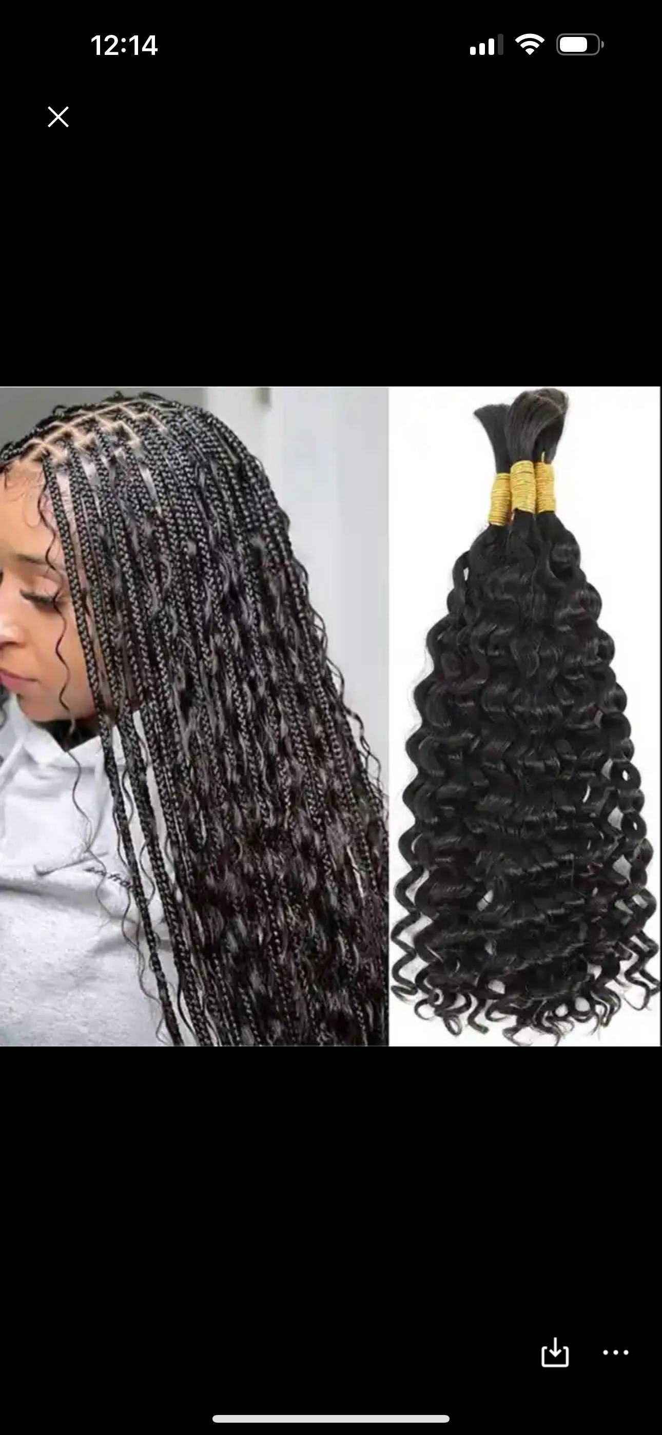 Y/ Human hair Braiding hair