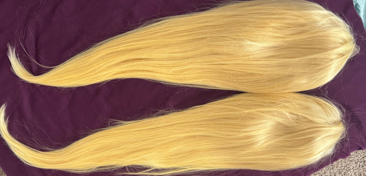 Human Hair Wig, Raw Hair 13X4 lace front 26'' 613