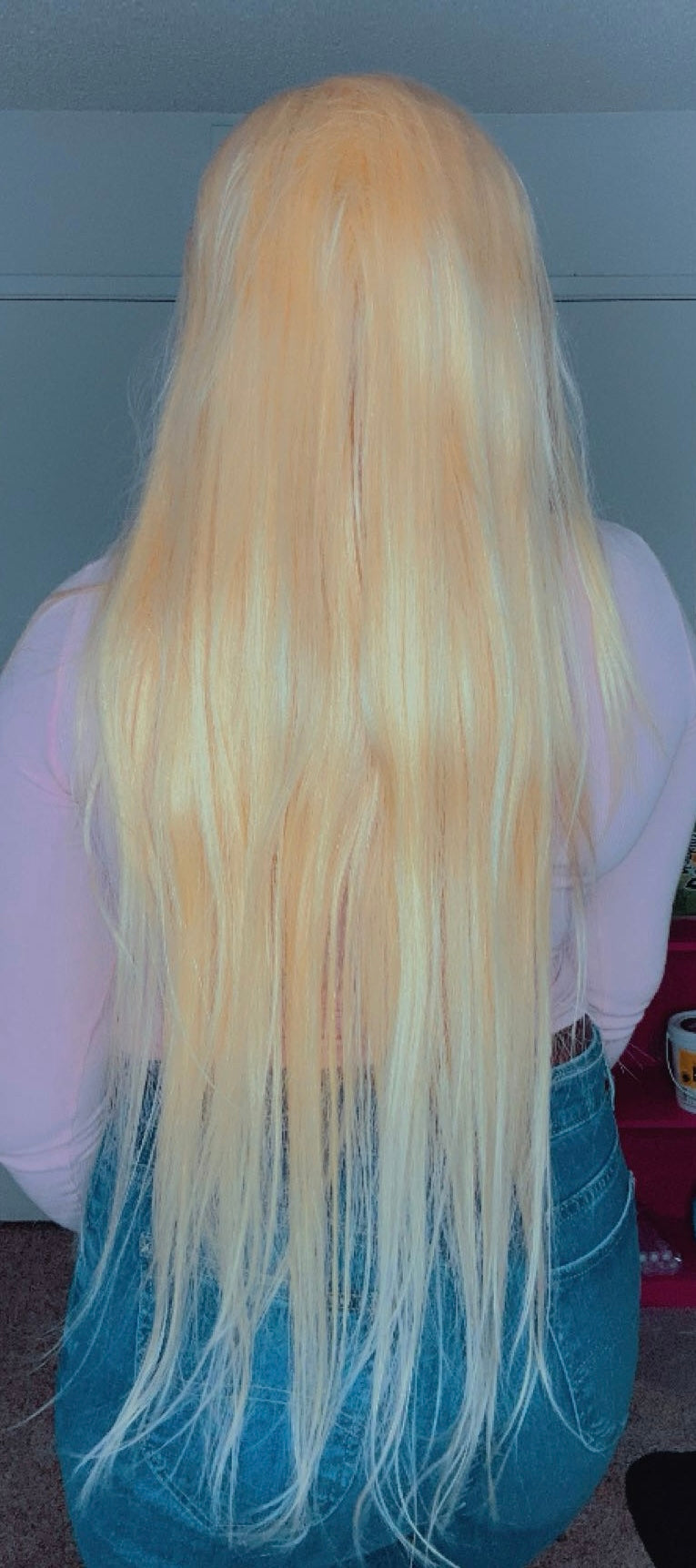 Human Hair Wig, Raw Hair 13X4 lace front 26'' 613