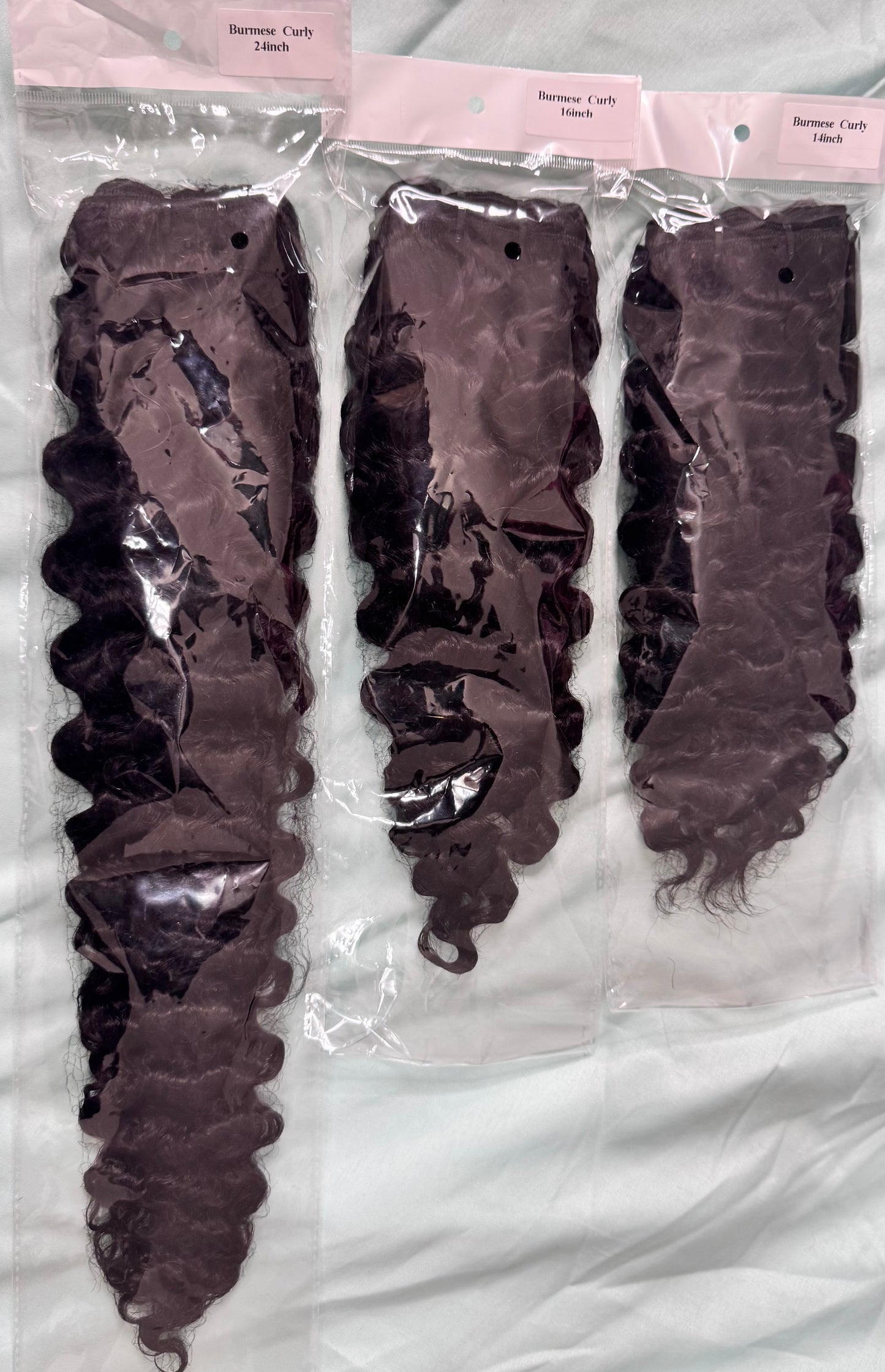 Q. Bundles Human Hair, Burmese Curly, Raw Hair